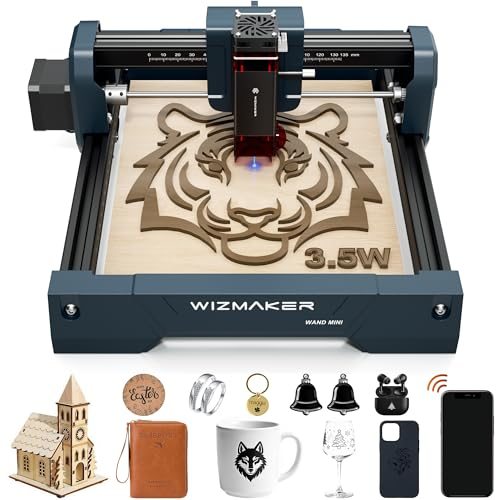 Desktop Laser Engraver, 3.5W DIY Laser Engraving Machine
