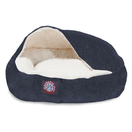 Majestic Pet Wales Collection Canopy Bed in Navy Blue | PetSmart