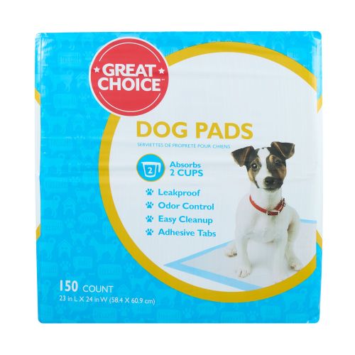 Great Choice Dog And Puppy Pee Pads, Potty Training, Unscented, Count in Blue | PetSmart Size: X