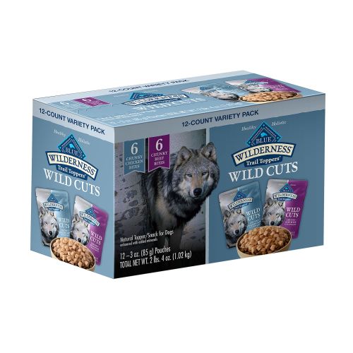 Blue Buffalo Wilderness; Adult Wet Dog Food Toppers – Beef And Chicken Variety Pack, 3 oz (12 C, Size: 36 | PetSmart