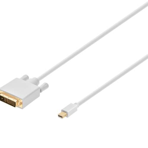 Monoprice 3ft 28AWG DisplayPort to DVI Cable, White