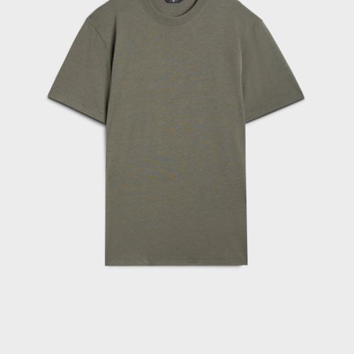 Lyocell Crewneck Tee in Army Green
