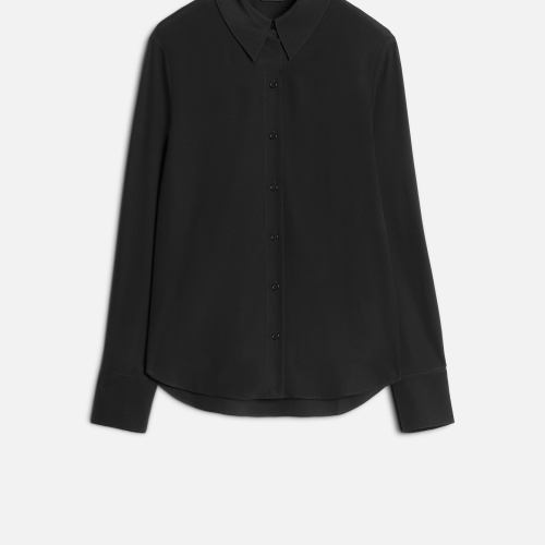 Long Sleeve Silk Blouse
