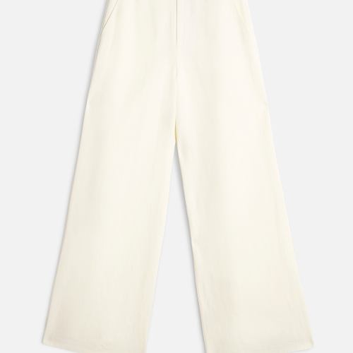 Classic Linen Pant in Ivory