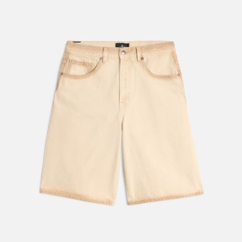 Wide Leg Denim Short in Freehand