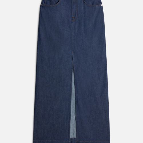 Weightless Front Slit Maxi Skirt in Halona