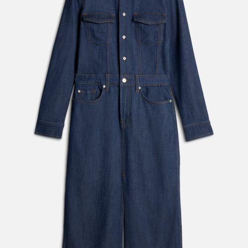 Weightless Denim Maxi Dress in Halona