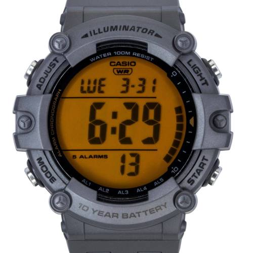 Casio – Multifunctional Digital Resin Strap Quartz AE-1500WHC-1AV 100M Mens Watch – Green