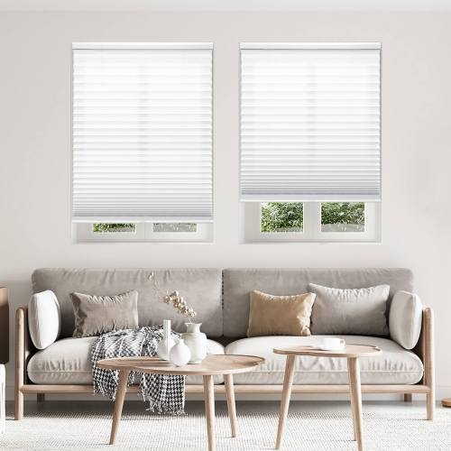 Sonoma Goods For Life Light filtering Pleated Shade, White