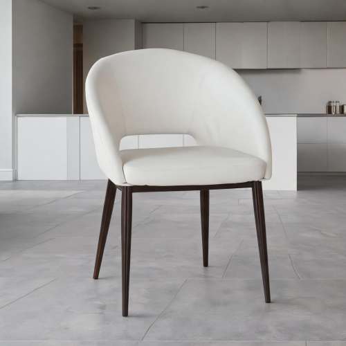 FlowLuxe Metal Frame Seating For Dining in Charcoal 30 in with Charcoal Fabric 2-Piece Walnut | UR1CMOQAVPZA