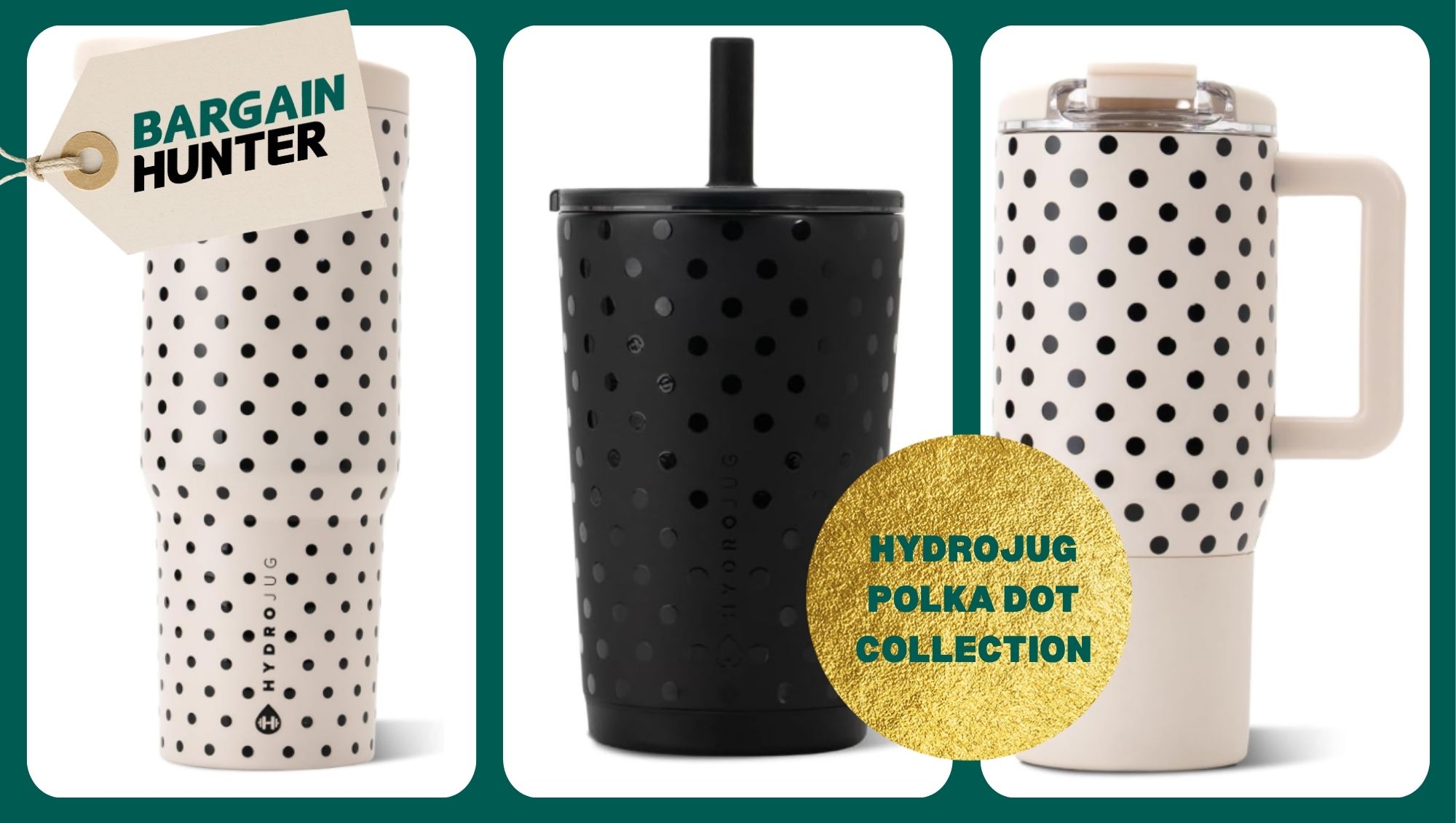 HydroJug Polka Dot Collection