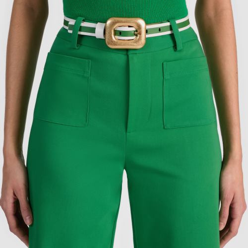 Letty Belt Off White/Green Apple