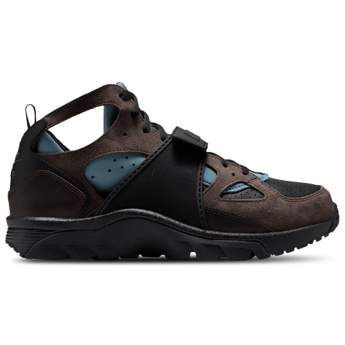Nike Mens Air Trainer Huarache – Shoes Black/Baroque Brown/Smokey Blue