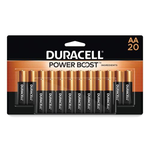 Duracell – MN1500B20Z Power Boost CopperTop Alkaline AA Batteries (20/Pack)