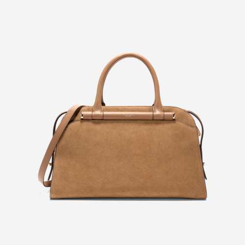 Cole Haan Womens Catherine Medium Satchel – Brown