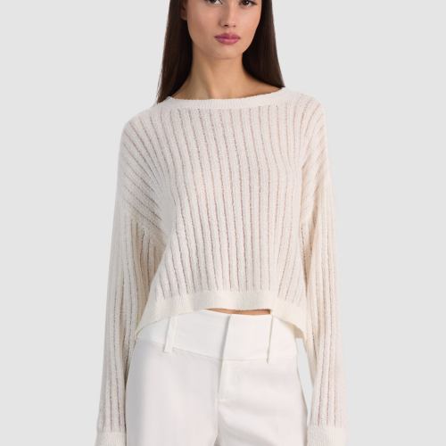 Mitchell Lightweight Pullover – Soft White