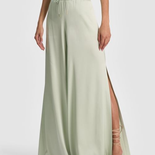 Kenley Palazzo Pant – Light Sage
