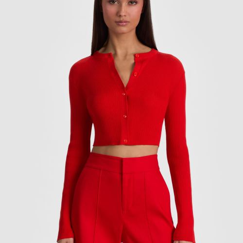 Carson Cardigan Chili Pepper