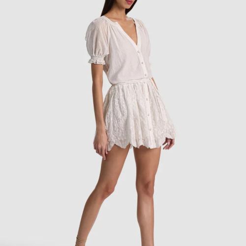 Thalia Tunic Dress – Off White