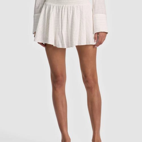 Skylar Mini Skort Off White
