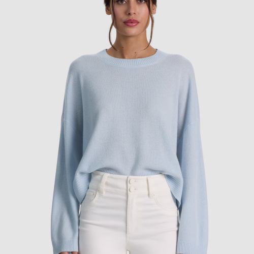 Margie Cashmere Pullover – Blue Breeze