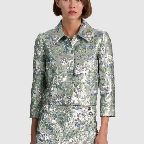 Weston Cropped Jacket Light Sage