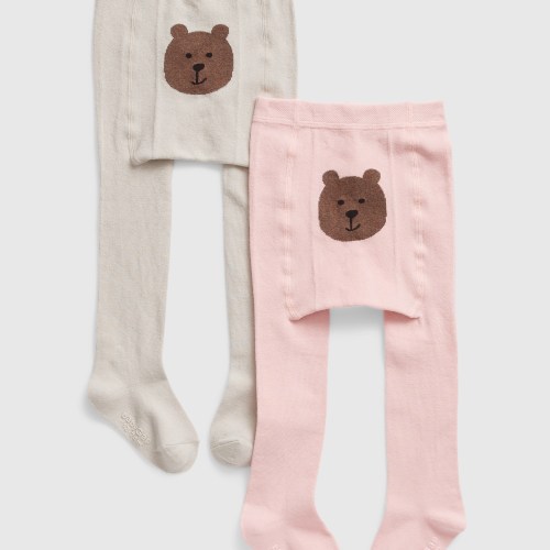 Toddler Bear Tights (2-Pack)