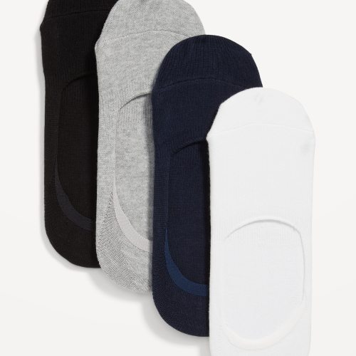 4-Pack No Show Socks