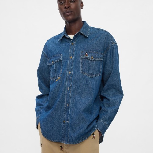 Gap Disney Denim Western Shirt