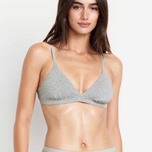Everyday Cotton Triangle Bralette