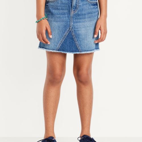 High-Waisted Jean Skirt for Girls