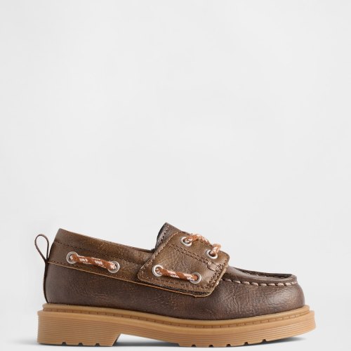 Toddler Vegan Leather Boat Shoes