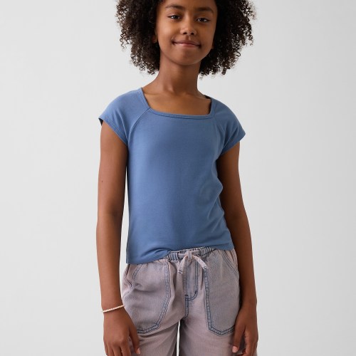 Kids Square-Neck T-Shirt