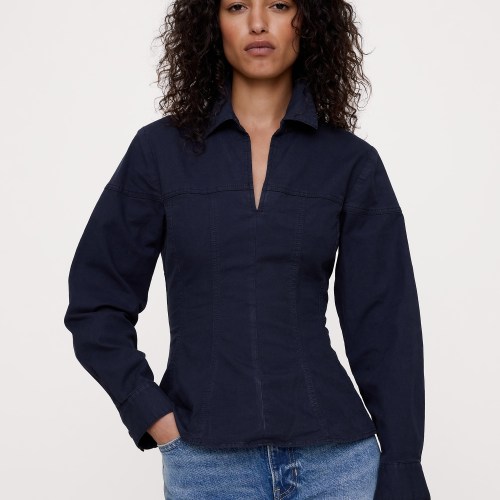 Stretch-Cotton Top