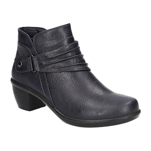 Easy Street Womens Damita Block Heel Booties