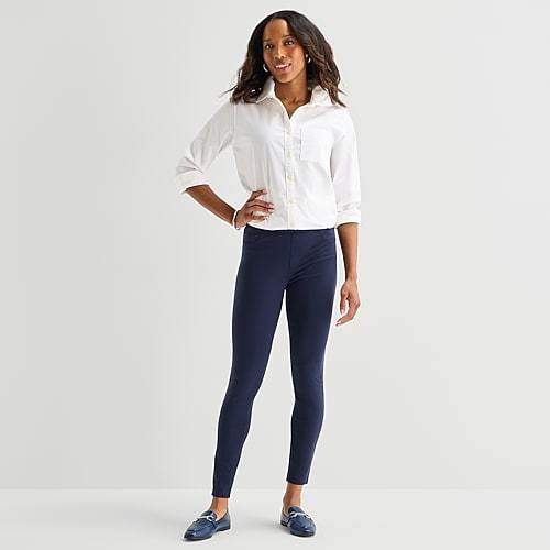 St. Johns Bay Womens Skinny Active Pull-On Pant
