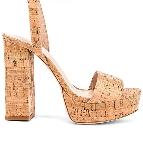 House of Harlow 1960 X REVOLVE Mika Platform Heel in Brown. size (also in 6, 6.5, 7, 7.5, 8, 8.5, 9, 9.5)