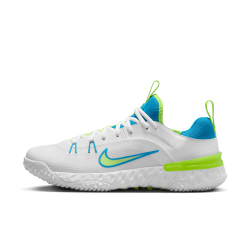 Nike Mens Huarache 9 Elite TF LAX SE Lacrosse Shoes in White | FV6148-100