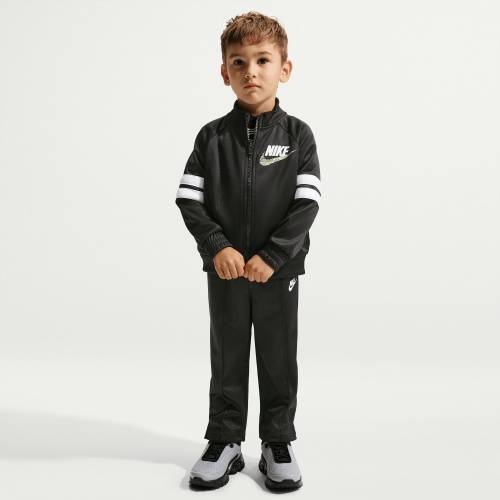 Nike Sportswear In The Zone Toddler Dri-FIT 2-Piece Oversized Track Set in Black | 76N739-023