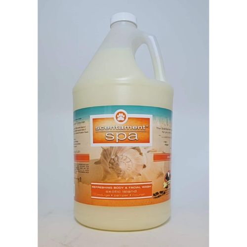 Best Shot Scentament Spa Exotic Island Facial & Body Dog & Cat Wash, 16-fl oz bottle