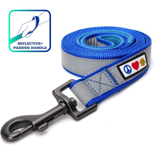 Pawtitas Reflective Dog Leash, 6-ft long, wide
