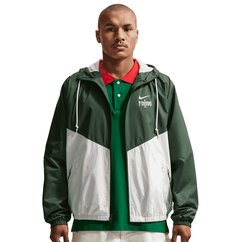 Nike Mens 26 Jacket – – Green / White