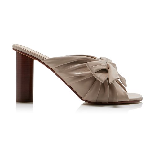 JW Anderson Bow-Detailed Leather Sandals – Moda Operandi