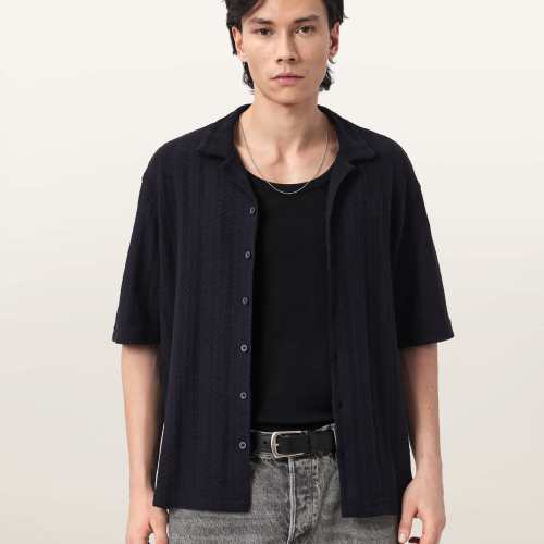 AllSaints Mens Oversized Black