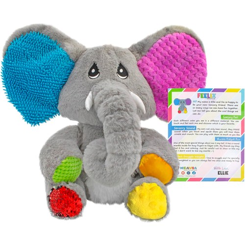 Ellie – Weighted Sensory Elephant – Mind & Body for Ages 3 to 8 – Fat Brain Toys
