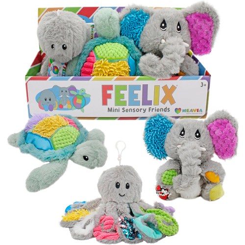 Mini Sensory Friends Set of 3 – Mind & Body for Ages 3 to 8 – Fat Brain Toys