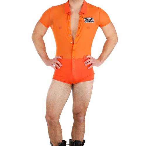Mens Sexy Orange Costume
