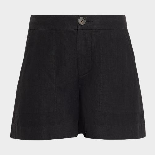 Mid-Rise Hemp Shorts