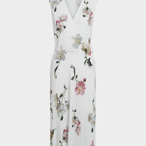 V-Neck Midi Dress
