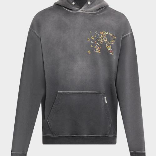 Men apos;s Butterfly Initial Cotton Hoodie